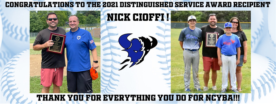 2021 Distinguished Service Award recipient Nick Cioffi