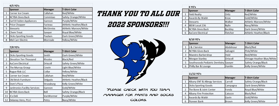 Thank you 2022 Sponsors!