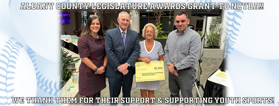 NCYBA Receives Albany Co Legislative Grant